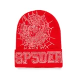 Sp5der Web Beanie Red