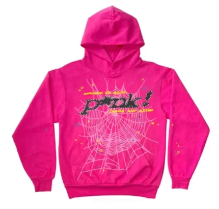 Spider Worldwide PINK Hooded Sweatshirt Pink
